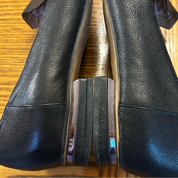 Franco Sarto Starland Black Leather Loafter Pointed Toe Size 10 - Picture 8 of 10